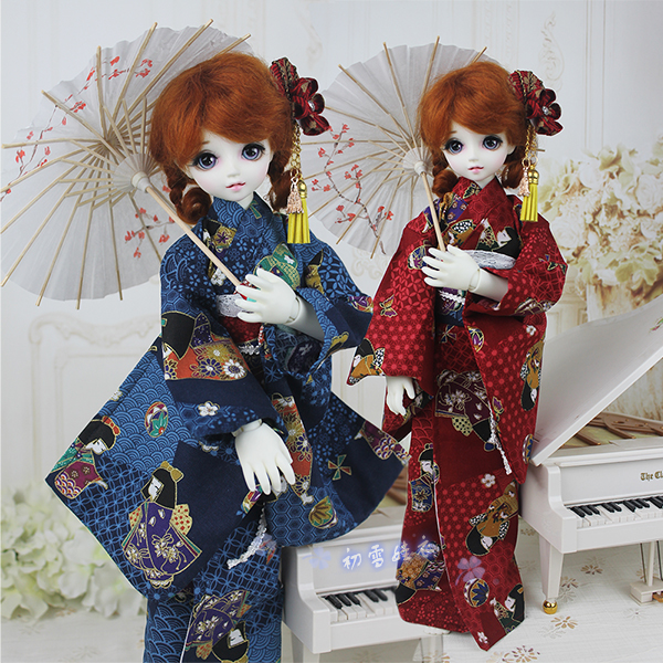 Japanese For Lifestyle - Tenue Kimono Yukata japonais BJD 1/6