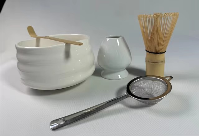 Bamboo Whisk Chasen - Kit de démarrage Matcha populaire, fouet