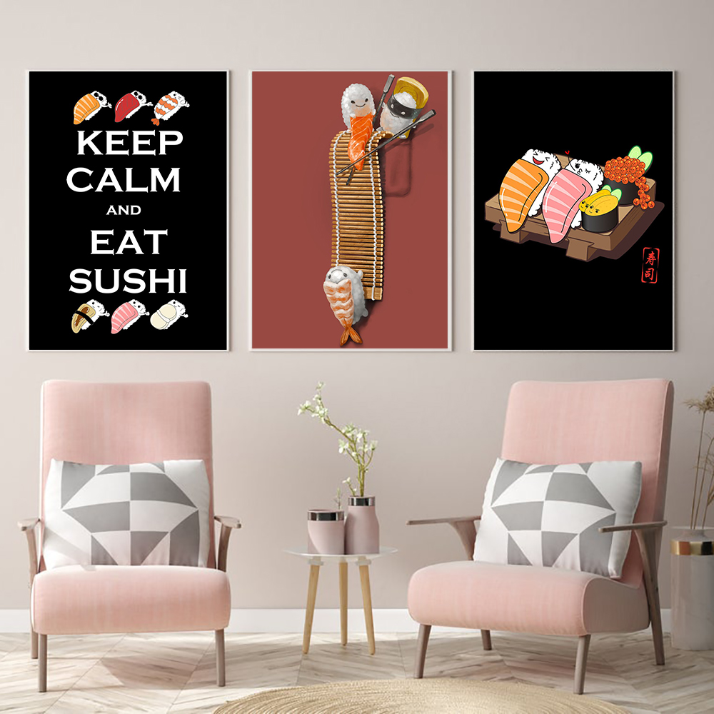 Japanese Living Lifestyle - Style japonais Ramen Sushi dessins animés
