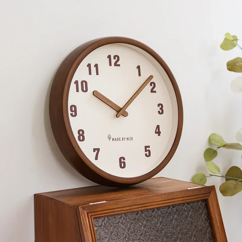 Japanese Living Lifestyle - Horloge murale chinoise rétro en bois