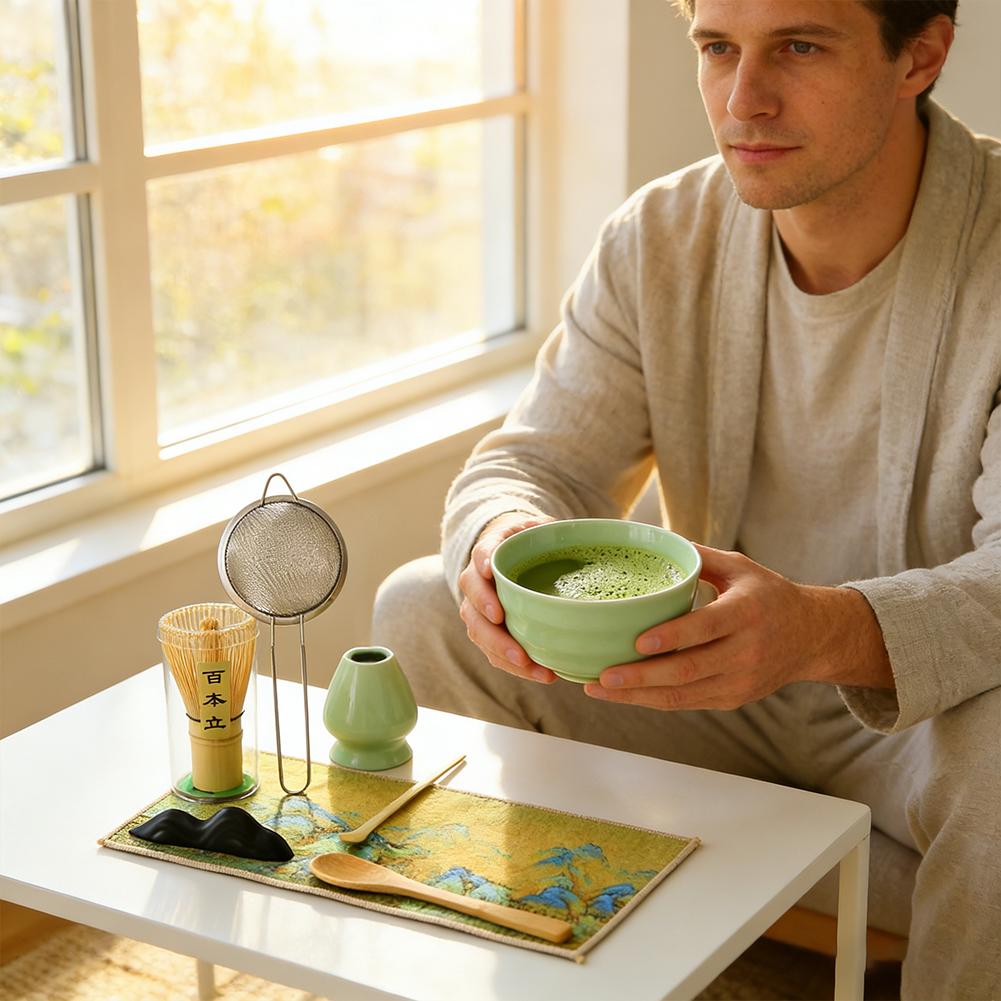 Ensemble de thé matcha japonai - Bamboo Whisk Chasen avis et prix