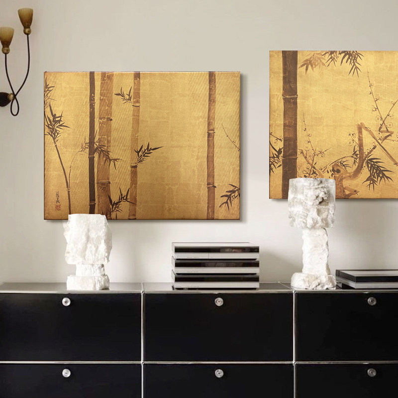 Peinture Antique en feuille d' - Japanese Living Lifestyle avis et prix