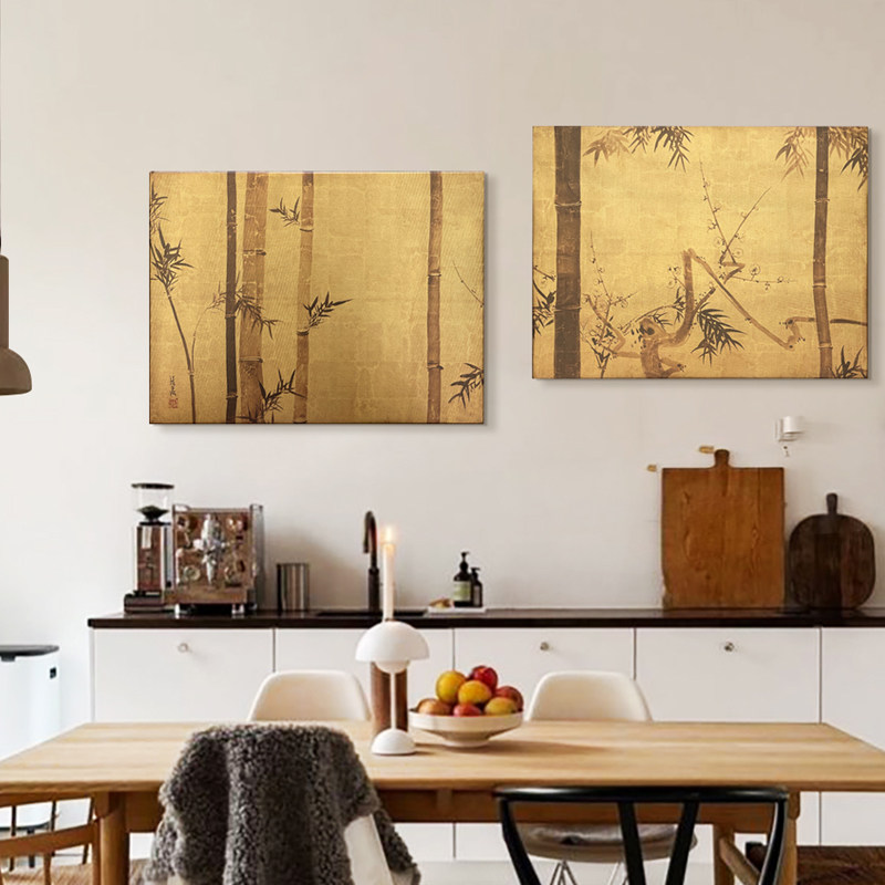 Peinture Antique en feuille d' - Japanese Living Lifestyle avis et prix