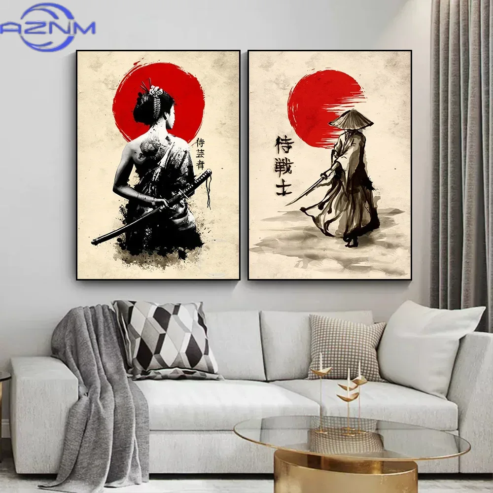 AZNM – peinture sur toile, aff - Japanese Living Lifestyle avis et prix