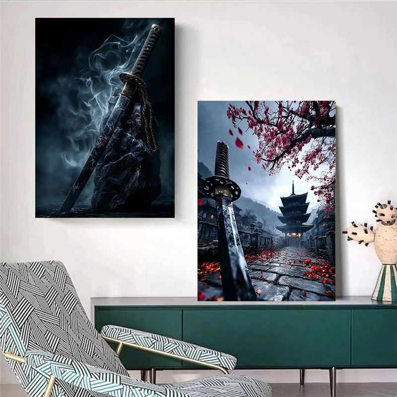 Affiche d'épée japonaise tradi - Japanese Living Lifestyle avis et prix